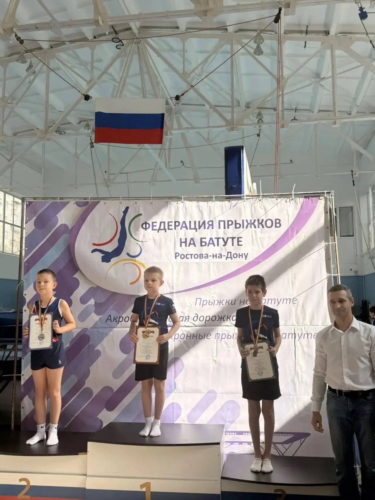 🎉 Первенство МБУ ДО «Спортивная школа №6» по прыжкам на батуте: яркие эмоции и заслуженные награды! 🎉